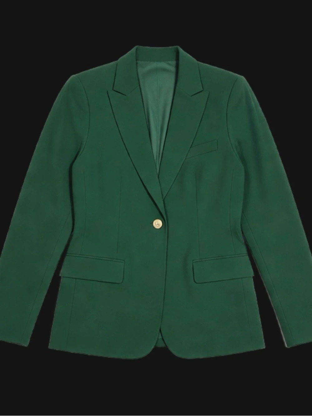 Vince Camuto Women's Blazer in Green Size 0 Like New